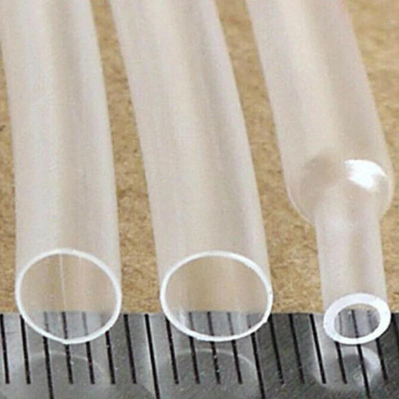 Description Picture 2 of item0.8mm-18mm  1Meter 2:1 Transparent Heat Shrink Tube Heat Shrink Tube Ultra Thin Tubing Cable Sleeves Wire
