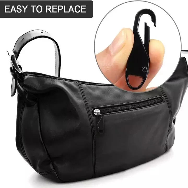 Description Picture 3 of item2/8pcs Fashion Zipper Slider Puller Instant Zipper Repair Kit Replacement for Broken Buckle Travel Bag Suitcase Zipper Head