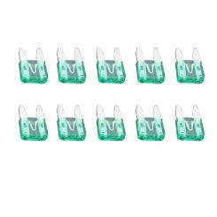 10 PCS 30A Small Fuse, Automotive Fuses Blade,The fuse Insurance insert The insurance of xenon lamp piece Lights Fuse