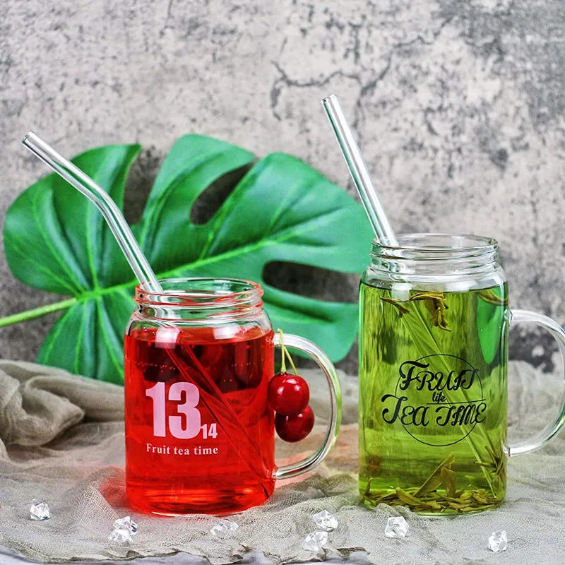 Description Picture 6 of itemReusable Glass Straws 8 pcs Straight Straw with 1 Brush Bar Party Accessories for Beverages Shakes Milk Tea Supplies 16cm Long