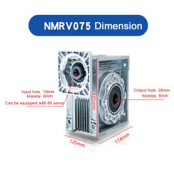 NMRV75 turbo worm 100 ratio reducer CNC round pipe intersecting wire cutting machine with 80 servo