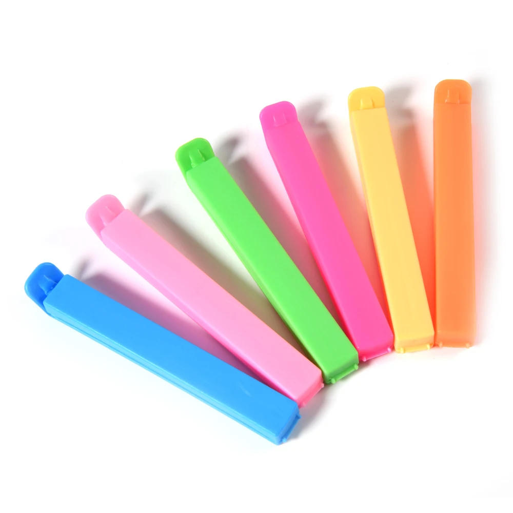 Description Picture 6 of item10Pcs Portable New Kitchen Storage Food Snack Seal Sealing Bag Clips Sealer Clamp Plastic Tool Kitchen Accessories