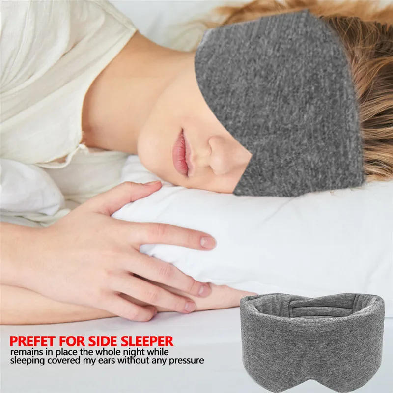 Description Picture 4 of itemCotton Silk Sleep Mask Blindfold Eye Cover Eye Patch Women Men Soft Portable Blindfold Travel Eyepatch Sleeping Eye Mask