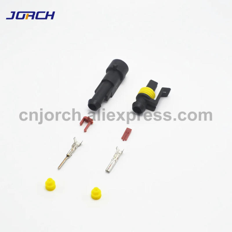 Description Picture 4 of item1 set 1/2/3/4/5/6 Pin Way AMP Tyco Super Sealed Automotive Wire Connector Electrical Plug Terminals for Cars