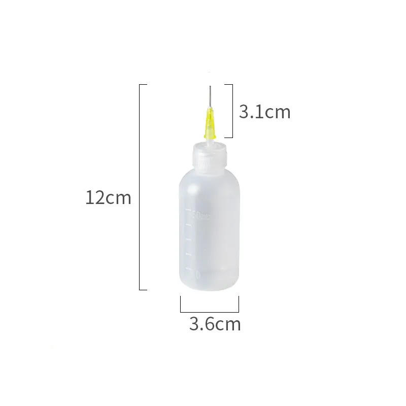 Description Picture 5 of item50ml Ceramic Art Squeeze Clay Bottle Multi-needle Point Line Texture Effect Creative Decoration DIY Pottery Clay Painting Tool