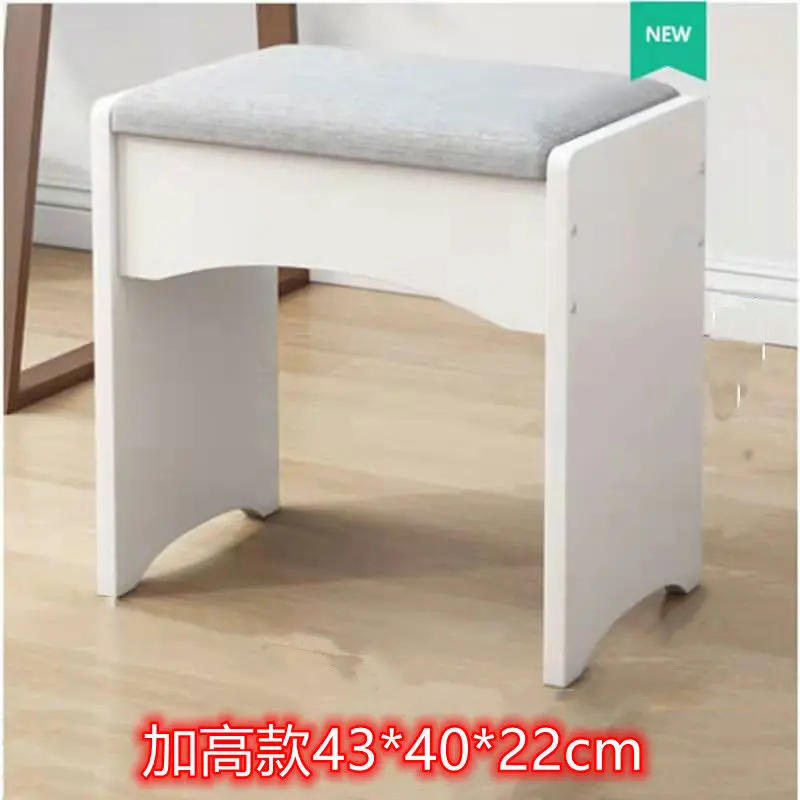Description Picture 5 of itemNordic Dresser Stool Modern Simple Bedroom Shoe Changing Stool Household Makeup Stool Fashion Sofa Cloth Low Stool L Size