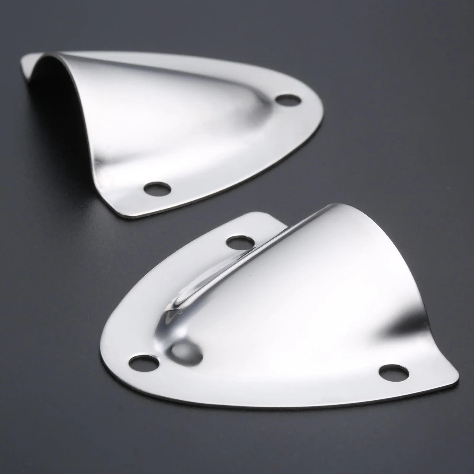 Description Picture 4 of item1Pc Marine Grade Stainless Steel Midget Clam Shell Wire Cable Vent Cover Hose for Rowing Boats Marine Yacht Surfing Water Sports