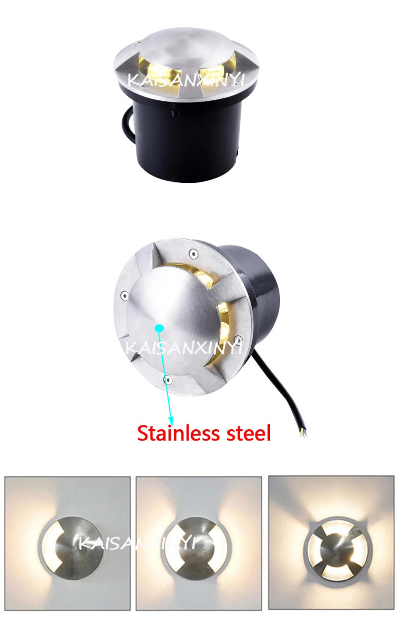 Description Picture 4 of itemIP67 Waterproof DC12V Recessed LEDs Deck Lights 220V Outdoor In-ground Lamp Landscape Light for Yard Garden Pathway Stairs Patio