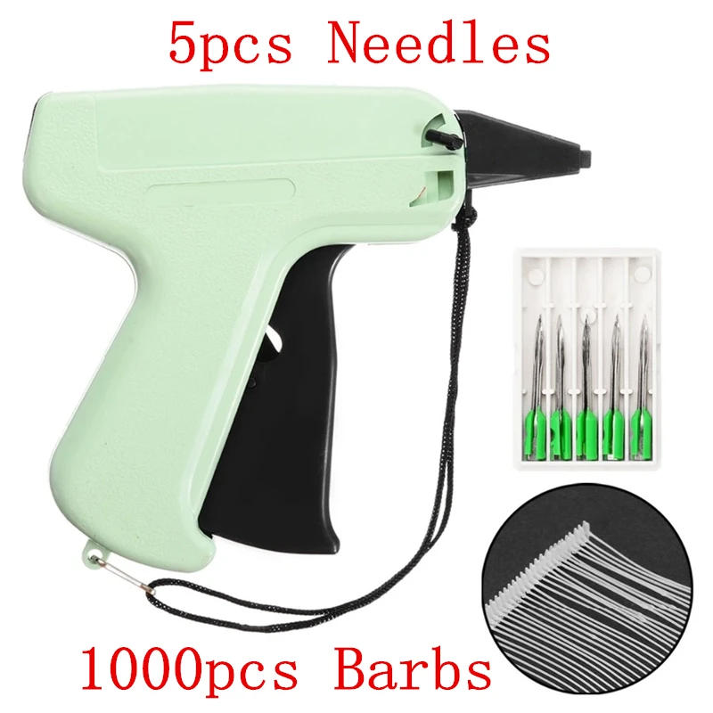 Description Picture 2 of item1000 Barbs + 5 Needles Clothes Garment Price Label Tags Gun Marking DIY Apparel Tagging Guns Sewing Craft Tools