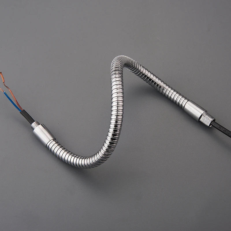 Description Picture 4 of itemM6/M8/M10/M12/M13/M15 Chrome Hose Metal Positioning Hose M8 M10 Male Metal Tooth Stereotyped Gooseneck Snake Tube 200/300/600mm