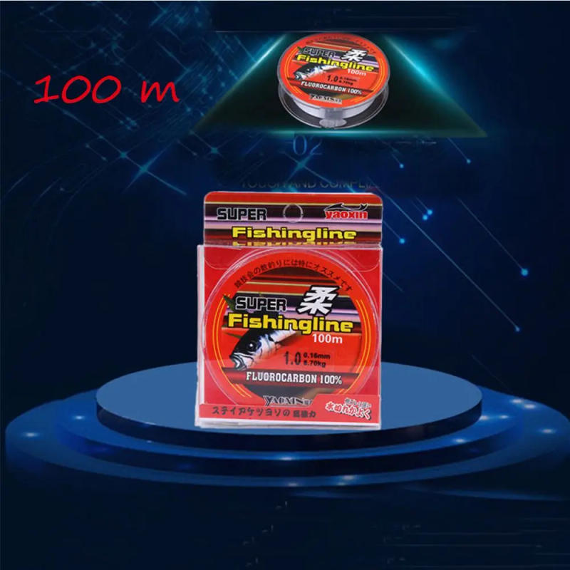 Description Picture 4 of item100m Nylon Fluorocarbon Fishing Line Super Strong Transparent Multifilament Tackle Wire Strong Rope Cord Fishing Tackle 0.4-8LB