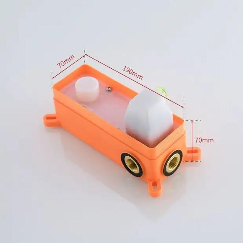 Description Picture 6 of itemblack Bathroom Faucet Sink Tap Wall Mounted brushed gold Brass Mixer With Embedded Box torneira Concealed basin faucet BF706