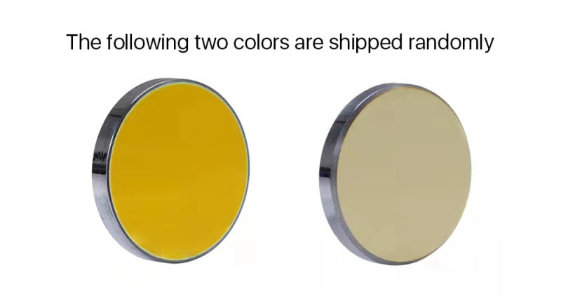 Description Picture 2 of itemCloudray Co2 Laser Si reflective Mirrors for Laser Engraver Gold-Plated Silicon Reflector Lenses Dia. 19 20 25 30 38.1 mm