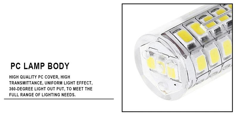 Description Picture 4 of itemNEW G9 Spotlight 5W 7W 9W 12W 15W AC110V 220V G9 lamp Led bulb SMD2835 LED High Quality Chandelier Light Replace Halogen Lamp