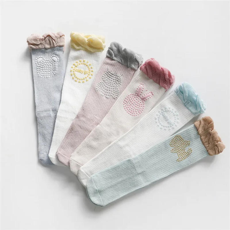 Description Picture 6 of itemSummer Mesh Thin Baby Socks Newborn Cotton Knee High Baby Socks for Girls Knee Anti Slip Baby Boy Socks 3M 6M 9M 12M 18M 24M
