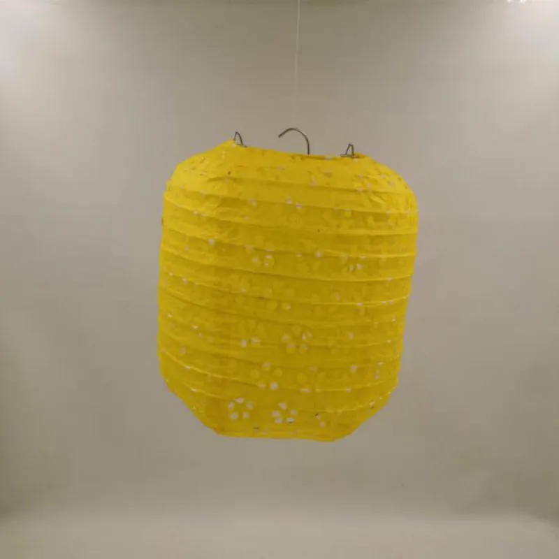 Description Picture 5 of item15cm 20cm Ellipse Chinese Hollow out Paper Lanterns Wedding Lanterns Paper Lampshade Holiday Party Supplies Children DIY Lantern