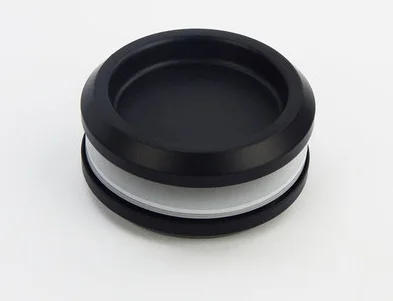 Description Picture 5 of item304 Stainless Steel Sliding Glass Door Back To Back Round Finger Knob Pull Shower Enclosure Bathroom Shiny Matte Black Rose Gold