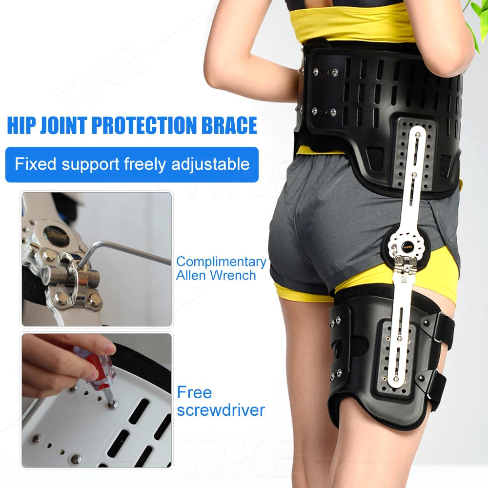 Description Picture 5 of itemTIKE Hip Stabiliser Support Brace Corrector Hinged Hip Abduction Orthosis & Hip Groin Hamstring Thigh Sciatic Nerve Pain Relief