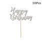 10Pcs cupcake topper