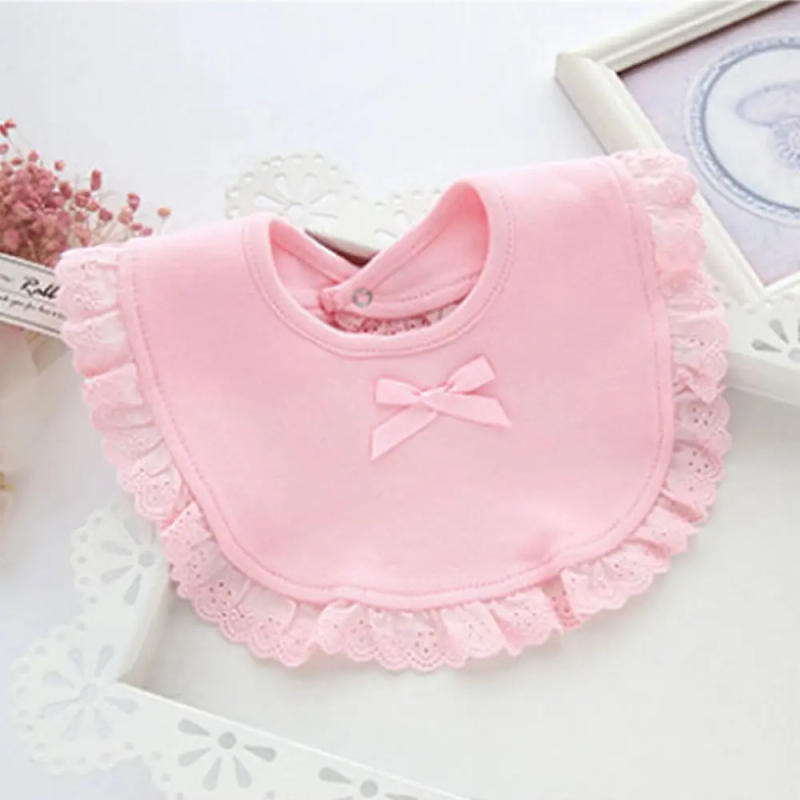 Description Picture 4 of itemLace female baby drool towel Bibs princess lace baby bib female fashion lace bib Girl accesorios bebe burp cloth