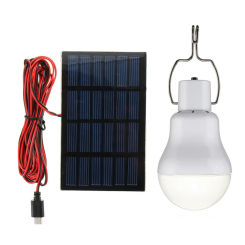 Portable Solar Tent Light with Hook Outdoor Waterproof Camping Lamp Garden Courtyard Path Lighting Emergency Bulb For Fishing