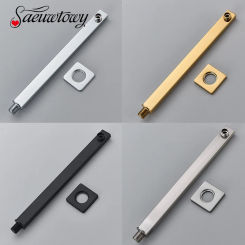 Bathroom Brass Shower Arm for Shower Head Wall/Ceiling Mounted Chrome/Golden/Brushed Nickel/Matte Black Bathroom Accessories