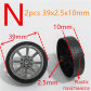 2pcs 39x2.5x10mm