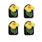 Yellowflower - 4 PCS
