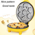 220V Mini Electric Walnut Cake Maker Automatic Nut Waffle Bread Machine Sandwich Iron Toaster Baking Breakfast Pan Oven