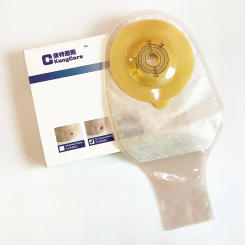 New Arrival~One-Piece Convexity Colostomy pouch, with clip closure drainage Ostomy Bag, Cut-to Fit for stoma hollow