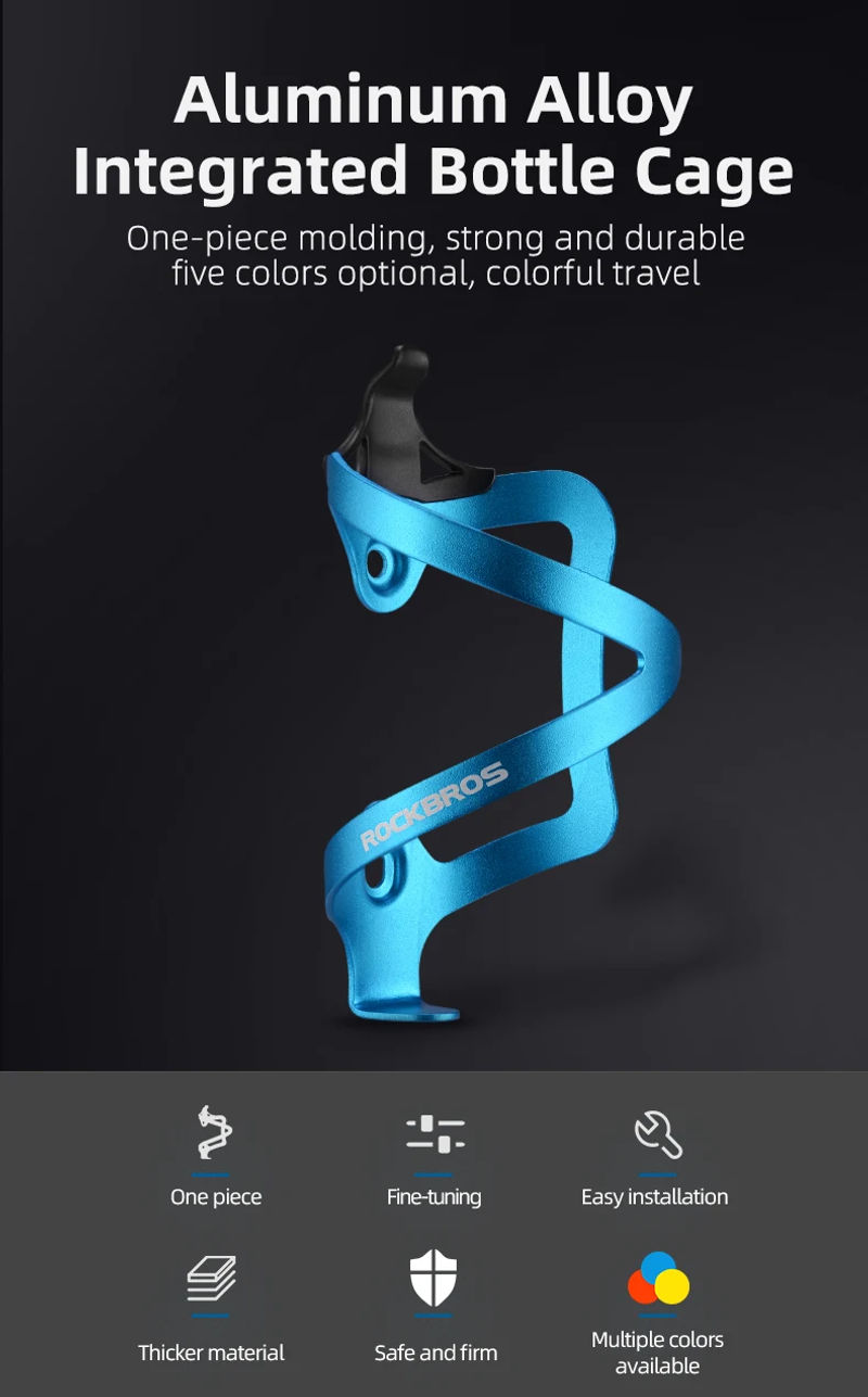 Description Picture 2 of itemROCKBROS Bicycle Bottle Holder Bicycle Drum Holder Bottle Rack Cages Mount MTB Mountain Road Bike Cycling Amphora Rack