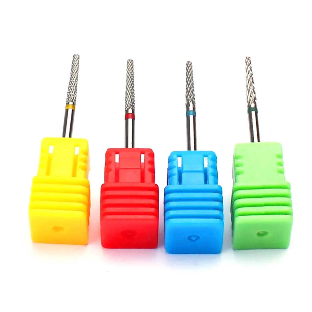 Description Picture 5 of item1pc Carbide Nail Drill Bits Electric Drill Machine Files Milling Cutter Manicure Burr Cuticle Remove Nozzles Nail Art Equipment