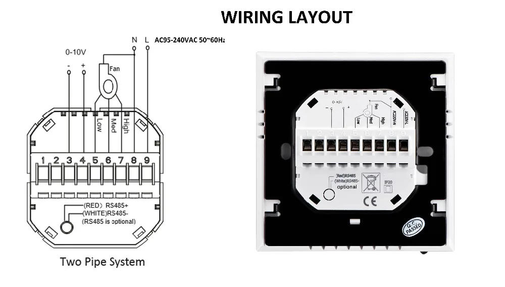 Description Picture 6 of itemSmart Home Air Conditioner Programmable Temperature Controller Intelligent Digital Process RS485 MODBUS Protocol Thermostat RTU