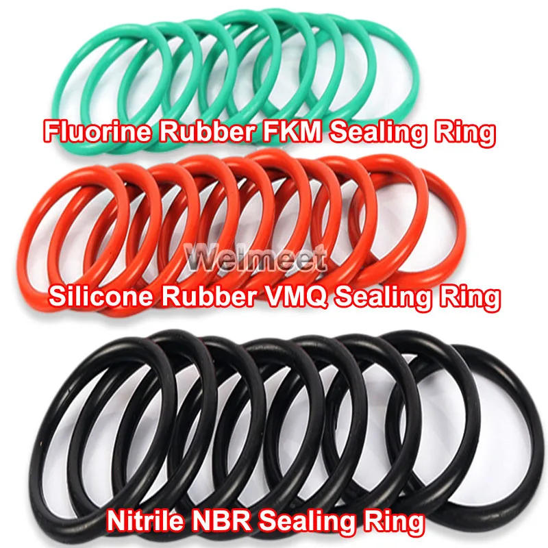 Description Picture 6 of item10pcs Wire Diameter 3.1mm OD10-200mm Oil Resistant Silicone Rubber Sealing Ring High Temperature Non-Toxic O-Ring Seal Gasket