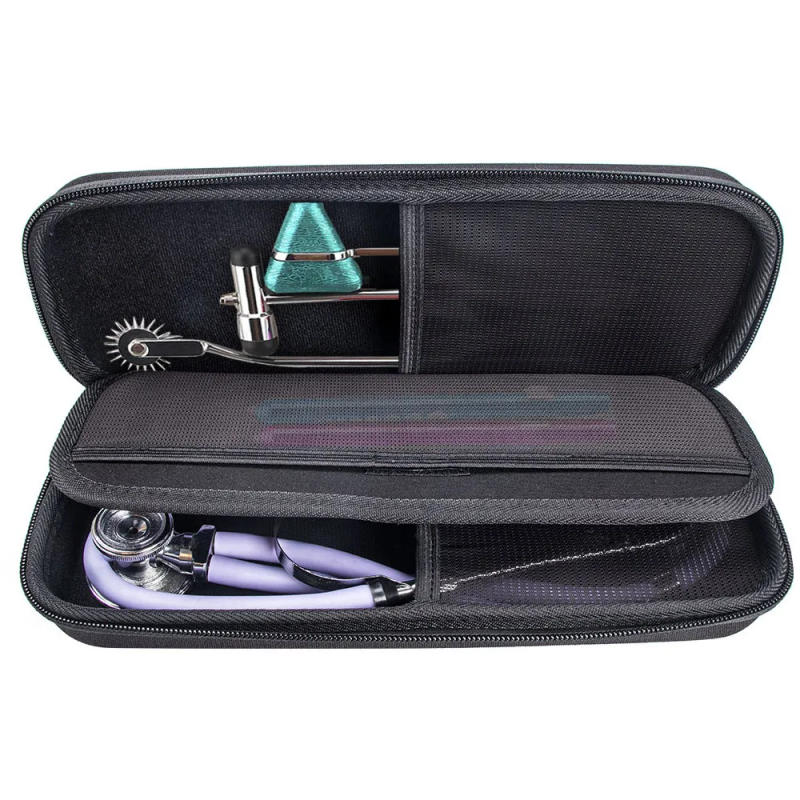 Description Picture 4 of itemDouble Layer Hard EVA Portable Stethoscope Carrying Case Bag Pouch Cover for 3M Littmann /MDF/ADC/Omron and Other Accessories