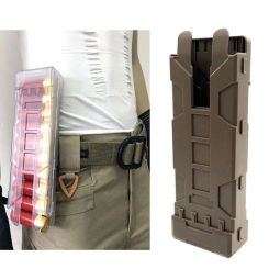 Tactical Reload Magazine Pouch 10 Rounds 12 Gauge Ammo Shells Shotgun Ammo Bag Airsoft Hunting Gun Case Accessories