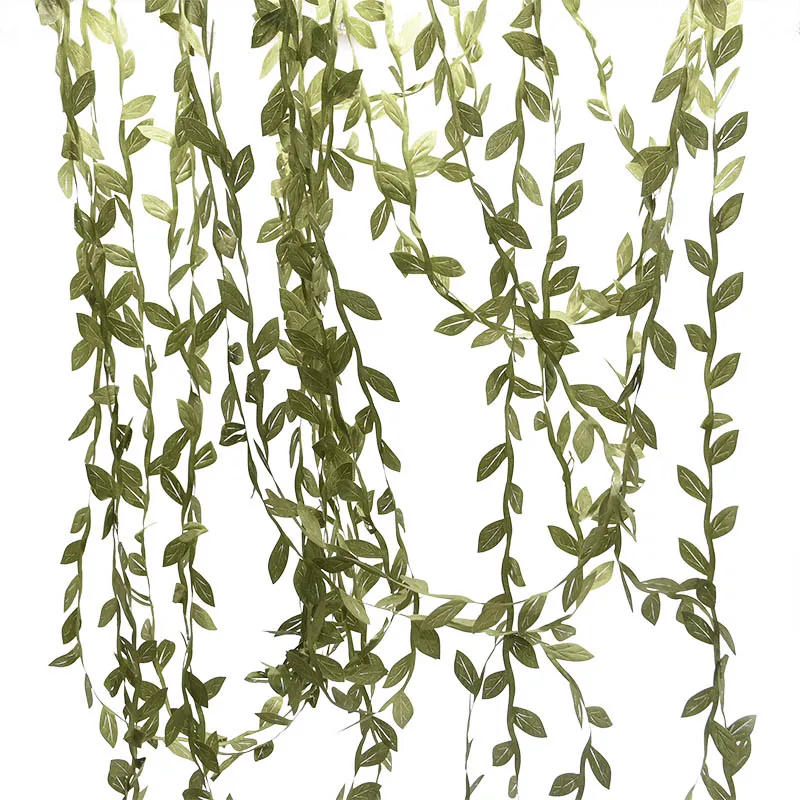 Description Picture 4 of item10M 20M Leaf Shaped Ribbon Artificial Green Leaves Ivy Vine Ribbon Roll For Scrapbooking DIY Craft Supplies Wedding Decoration
