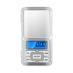 200/300/500G 0.01 Scale Jewelry Mini Digital Pocket Scale High Precision Electric Scale with Backlight for Jewelry Kitchen