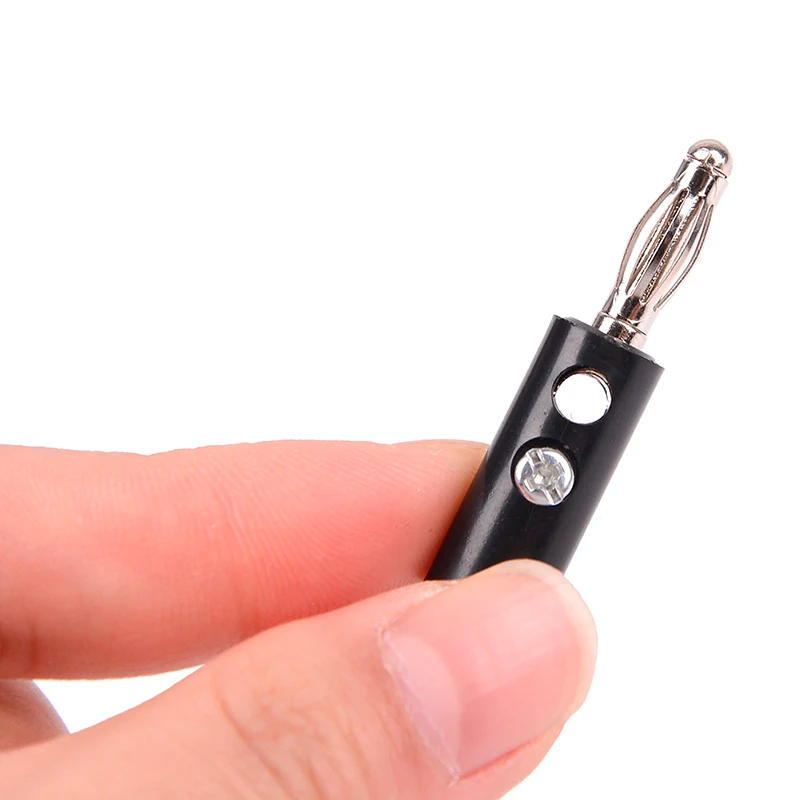 Description Picture 4 of item2/4pcs 55mm Alligator Clip + Banana Plug, Test Probe With 4mm Banana Plug Cable Clips Red +black