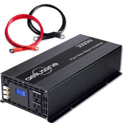 3000W Pure Sine Wave Inverter 12V/24V/36V/48V DC to 120V/220V/240V AC Solar Panel Generator Inverter Car/camping LCD Displays