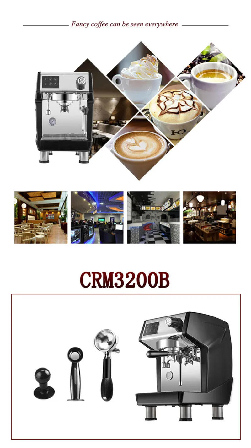 Description Picture 6 of itemCommercial Italian Semi-automatic Coffee Machine 220V Freshly Ground Concentrated Milk Tea Coffee Shop Electrical Appliances