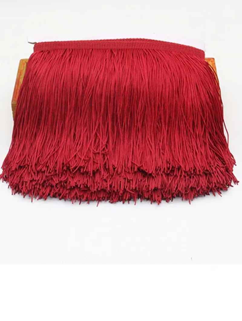 Description Picture 3 of item5 yards 20cm long tassel lace fringe  trim ribbon Tassels for curtains dresses fringes for sewing trimmings Garment accessories