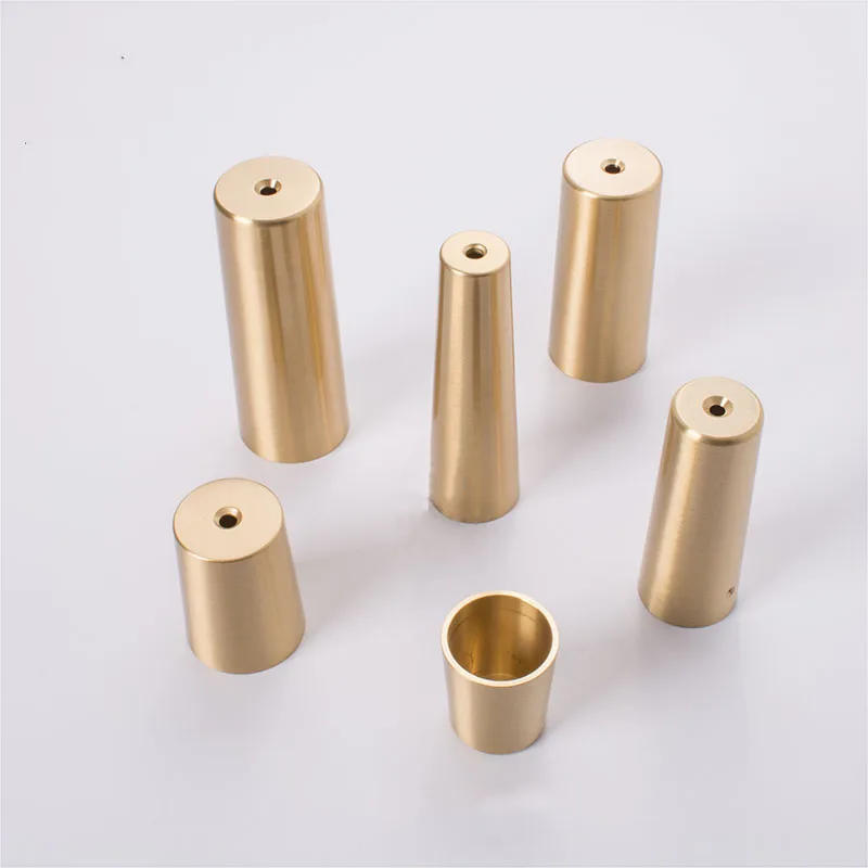 Description Picture 2 of itemGold Brass Table Chair Sofa Bed Cupboard Dresser Leg Cup Furniture Leg Cover Metal Ferrule Foot Protector