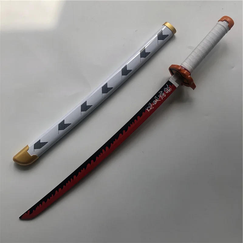 Description Picture 3 of item80cm Demon Slayer Sword Katana JaponesaTanjirou Anime Swords Weapon Model Ninja Kids Toys Cosplay Swords Prop Boy Gift Toy Sword