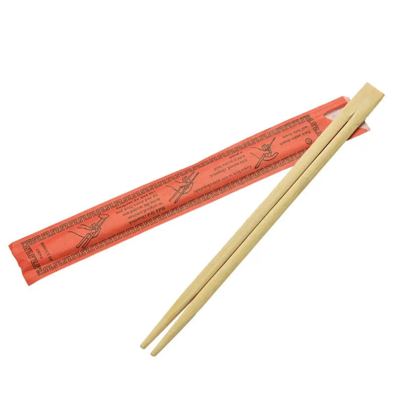 Description Picture 3 of item10 Pairs Disposable Chinese Bamboo Chopsticks Kari-Out  9" Long  Individually Wrapped Chop Sticks On Sale