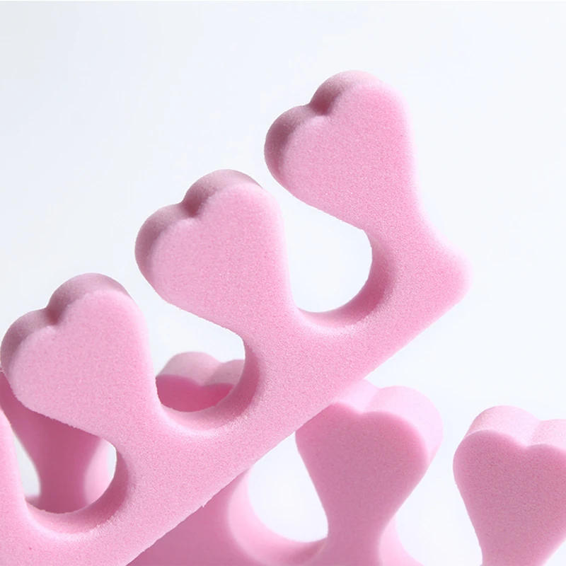 Description Picture 4 of item100/200/400pcs Nail Art Toes Separators Soft Sponge Fingers Foot Gel UV Polish Coating Painting Manicure Pedicure Tools Foam