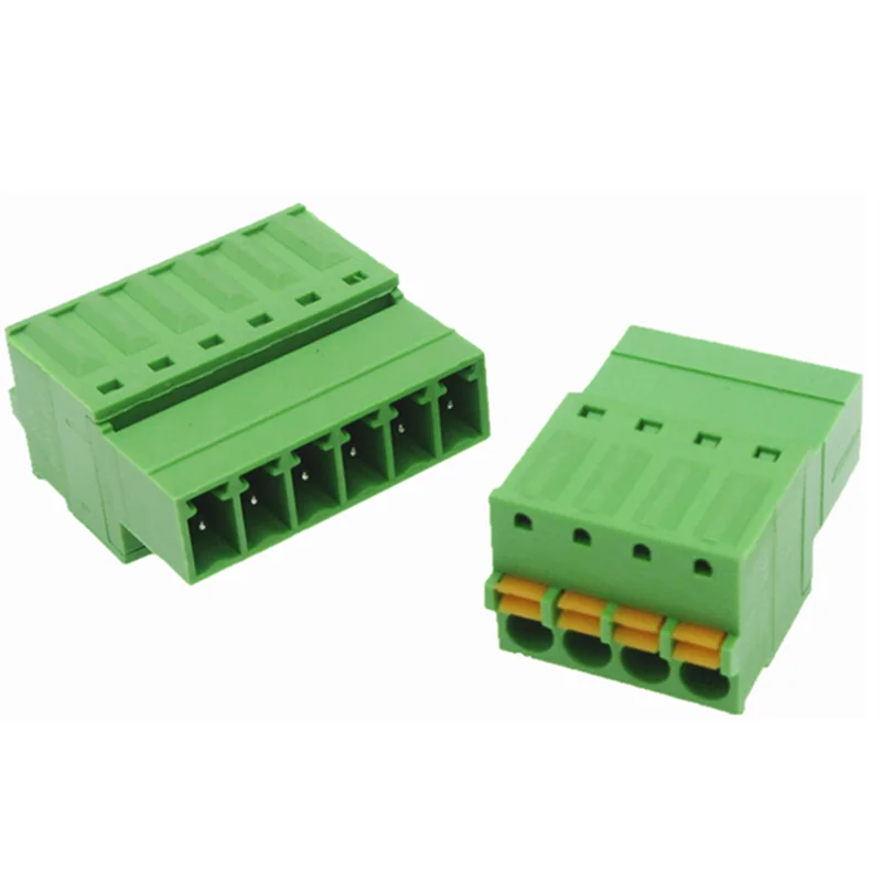 Description Picture 6 of item5sets 3.81mm Terminal Block Solder-free Male and Female Docking 15EDGRK 3.81 Screw-free Spring Terminal 2/3/4/5/6/7/8P