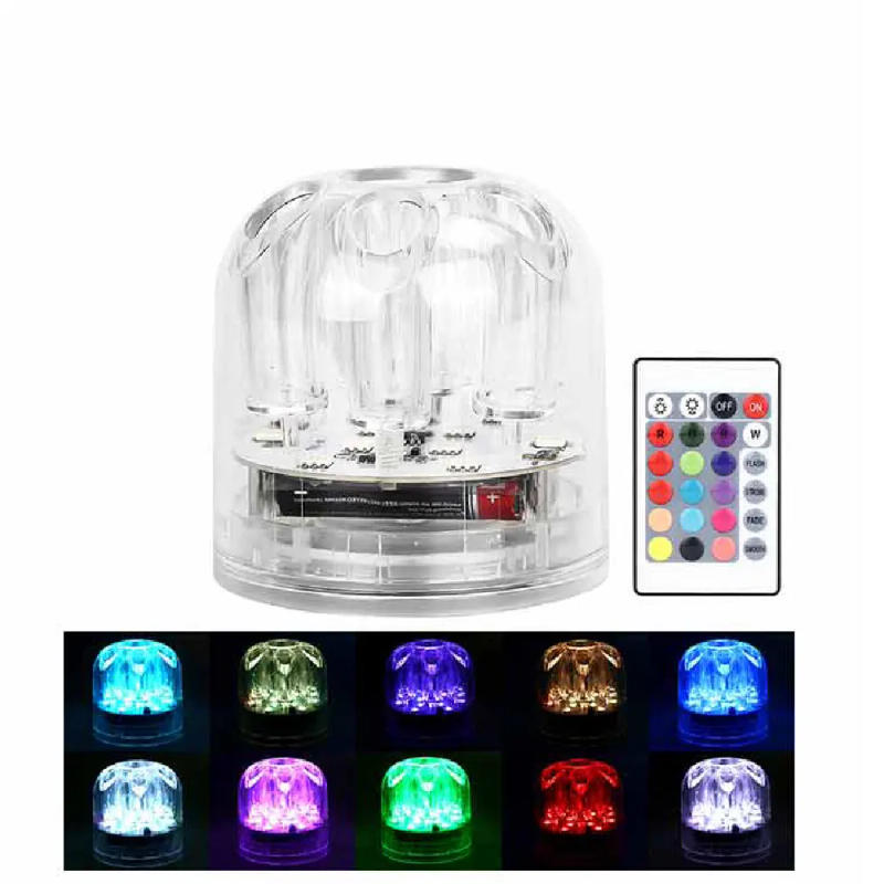 Description Picture 5 of item10 LED Night Light Flower Lamp Silk Hydrangea Autumn Vase for Home Christmas Wedding Party Decor Light Desktop Decorative Lights