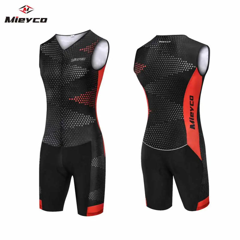 Description Picture 5 of itemSleeveless cycling suit for men, jumpsuit, jumpsuit for triathlon, summer cycling equipment sets