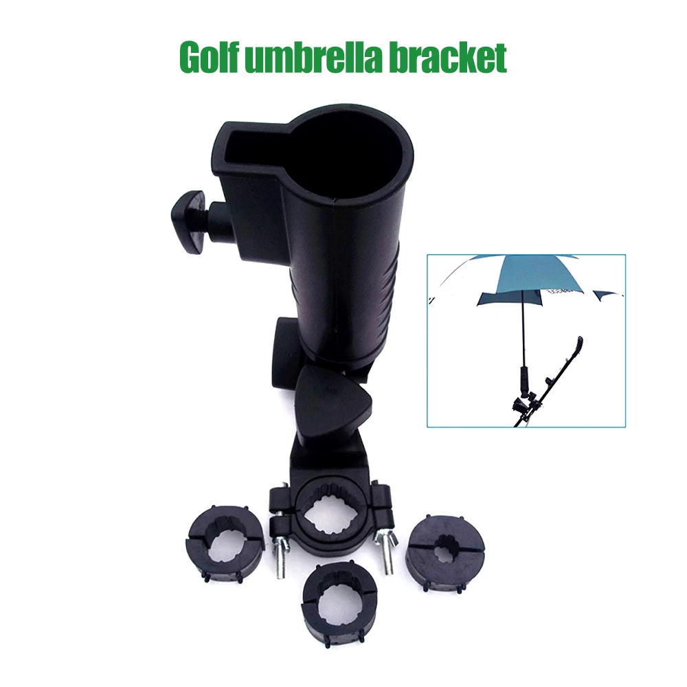 Description Picture 3 of itemGolf Cart Umbrella Holder, Universal Adjustable Umbrella Amount Mounting Attachment for Golf Push Cart Accessories
